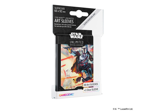 Gamers Guild AZ Star Wars Unlimited Star Wars: Unlimited Art Sleeve - Mandalorian Asmodee