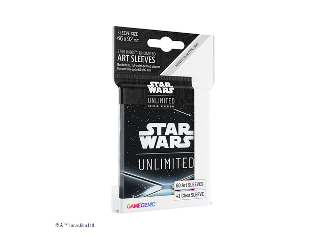 Gamers Guild AZ Star Wars Unlimited Star Wars: Unlimited Art Sleeves Card Back Black Asmodee