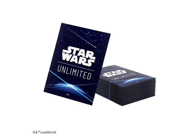 Gamers Guild AZ Star Wars Unlimited Star Wars: Unlimited Art Sleeves - Cardback Blue Asmodee