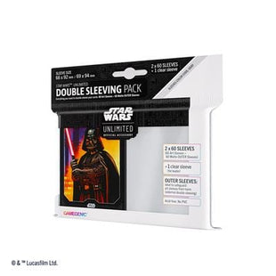 Gamers Guild AZ Star Wars Unlimited Star Wars: Unlimited Art Sleeves Double Sleeving Pack - Darth Vader (Pre-Order) Asmodee