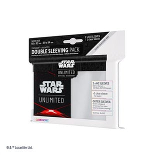 Gamers Guild AZ Star Wars Unlimited Star Wars: Unlimited Art Sleeves Double Sleeving Pack - Space Red (Pre-Order) Asmodee