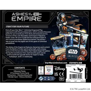 Gamers Guild AZ Star Wars Unlimited Star Wars: Unlimited - Ashes of the Empire: Prerelease Box (Pre-Order) Asmodee