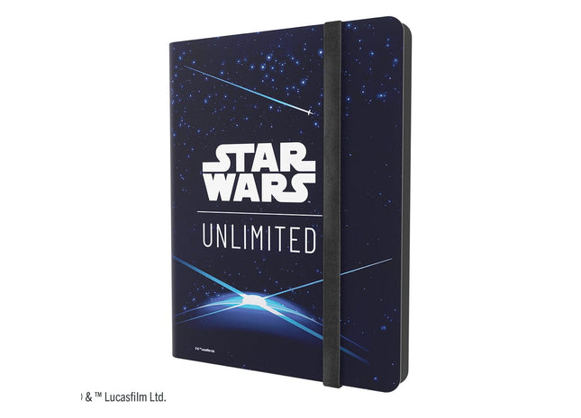 Gamers Guild AZ Star Wars Unlimited Star Wars Unlimited: Casual Album  18-Pocket- Card Back Blue (Pre-Order) Asmodee