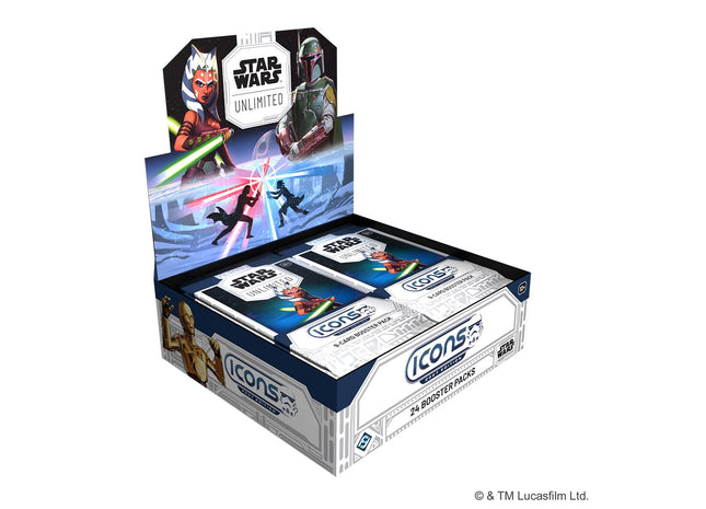 Gamers Guild AZ Star Wars Unlimited Star Wars: Unlimited - Icons: 2027 Edition Booster Box (Pre-Order) Asmodee