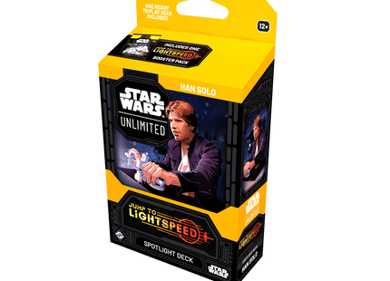 Gamers Guild AZ Star Wars Unlimited Star Wars: Unlimited - Jump to Lightspeed Spotlight Deck Set - Han Solo (Pre-Order) Asmodee