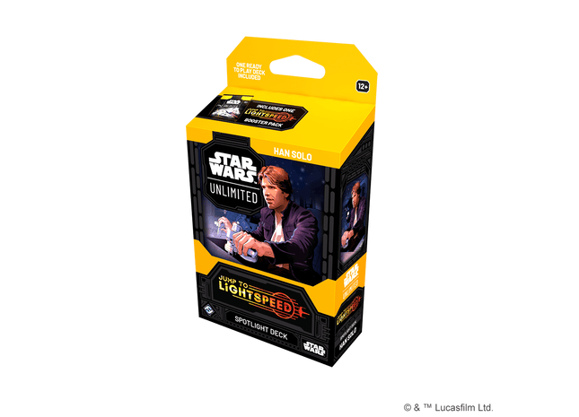 Gamers Guild AZ Star Wars Unlimited Star Wars: Unlimited - Jump to Lightspeed Spotlight Deck Set - Han Solo (Pre-Order) Asmodee
