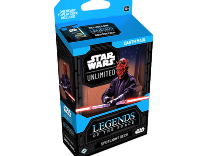 Gamers Guild AZ Star Wars Unlimited Star Wars: Unlimited - Legends of the Force - Darth Maul Spotlight Deck (Pre-Order) Asmodee