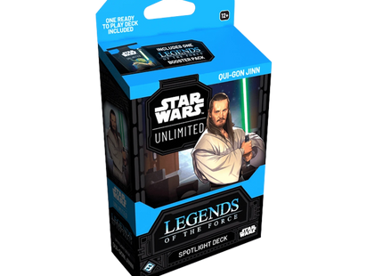 Gamers Guild AZ Star Wars Unlimited Star Wars: Unlimited - Legends of the Force - Qui-Gon Jinn Spotlight Deck (Pre-Order) Asmodee