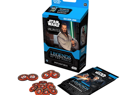 Gamers Guild AZ Star Wars Unlimited Star Wars: Unlimited - Legends of the Force - Qui-Gon Jinn Spotlight Deck (Pre-Order) Asmodee