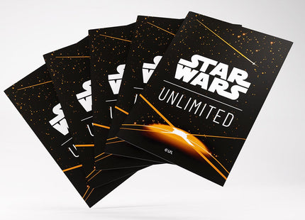Gamers Guild AZ Star Wars Unlimited Star Wars Unlimited: Premium Art Sleeve Card Back Orange (Pre-Order) Asmodee