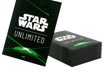 Gamers Guild AZ Star Wars Unlimited Star Wars: Unlimited Premium Art Sleeves - Card Back Green Asmodee
