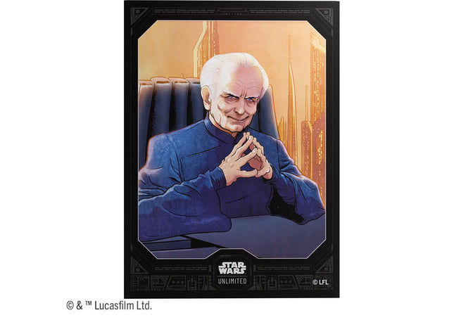 Star Wars Unlimited Premium Art Sleeves: Chancellor Palpatine Star Wars Unlimited Premium Art Sleeves: Chancellor Palpatine