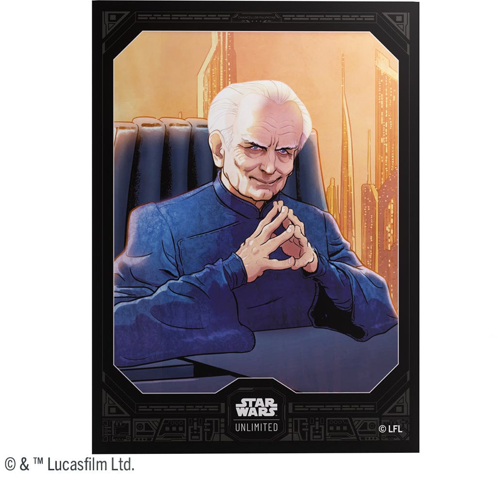 Star Wars Unlimited Premium Art Sleeves: Chancellor Palpatine Star Wars Unlimited Premium Art Sleeves: Chancellor Palpatine