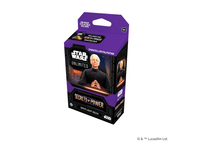 Gamers Guild AZ Star Wars Unlimited Star Wars: Unlimited - Secrets of Power - Chancellor Palpatine Spotlight Deck (Pre-Order) Asmodee