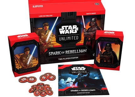 Gamers Guild AZ Star Wars Unlimited Star Wars: Unlimited - Spark Of Rebellion Two-Player Starter Box (Pre-Order) Asmodee