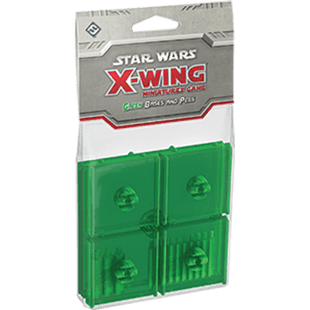 Gamers Guild AZ Star Wars X-Wing Star Wars X-Wing: Bases and Pegs - Green Asmodee