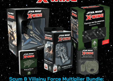 Gamers Guild AZ Star Wars X-Wing X-Wing Hyperlane Robbery Scum & Villainy Force Multiplier Bundle Gamers Guild AZ