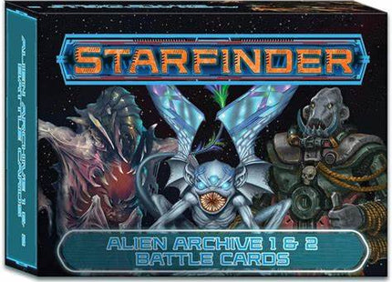 Gamers Guild AZ Starfinder Starfinder RPG: Alien Archive 1 & 2 Battle Cards Southern Hobby