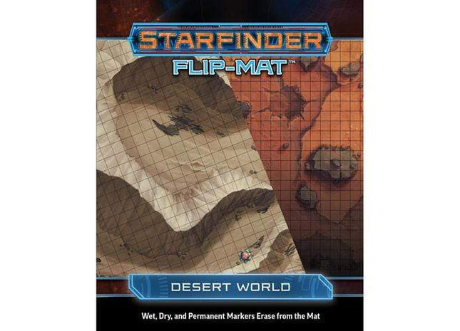 Gamers Guild AZ Starfinder Starfinder RPG: Flip-Mat- Desert World Southern Hobby