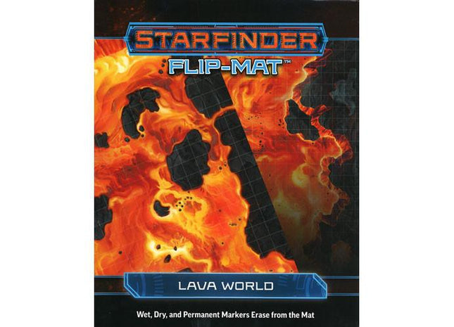 Gamers Guild AZ Starfinder Starfinder RPG: Flip-Mat- Lava World Southern Hobby