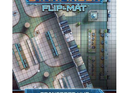 Gamers Guild AZ Starfinder Starfinder RPG: Flip-Mat- Transport Hub Southern Hobby