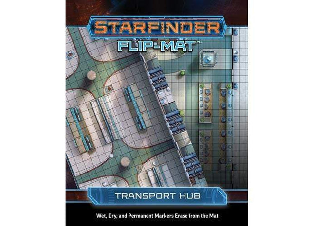 Gamers Guild AZ Starfinder Starfinder RPG: Flip-Mat- Transport Hub Southern Hobby