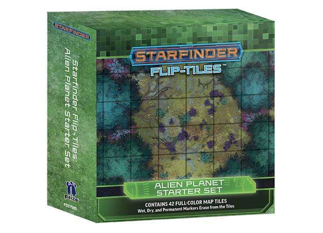 Gamers Guild AZ Starfinder Starfinder RPG: Flip-Tiles- Alien Planet Starter Set Southern Hobby