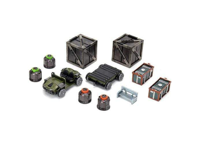 Gamers Guild AZ Starfinder WZK99004 Starfinder Battles: Planets of Peril Docking Bay Premium Set Southern Hobby