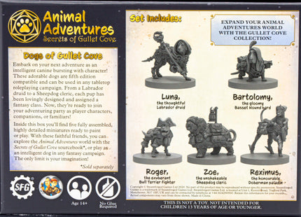 Gamers Guild AZ Steamforged Games Animal Adventures RPG: Dogs of Gullet Cove (Pre-Order) Southern Hobby