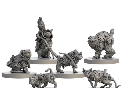 Gamers Guild AZ Steamforged Games Animal Adventures RPG: Tales of Cats & Catacombs - Questing Tooth & Claw Volume 1 Southern Hobby