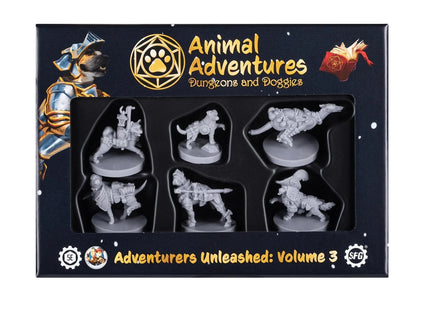 Gamers Guild AZ Steamforged Games Animal Adventures RPG: Tales of Dungeons & Doggies Volume 3 Southern Hobby