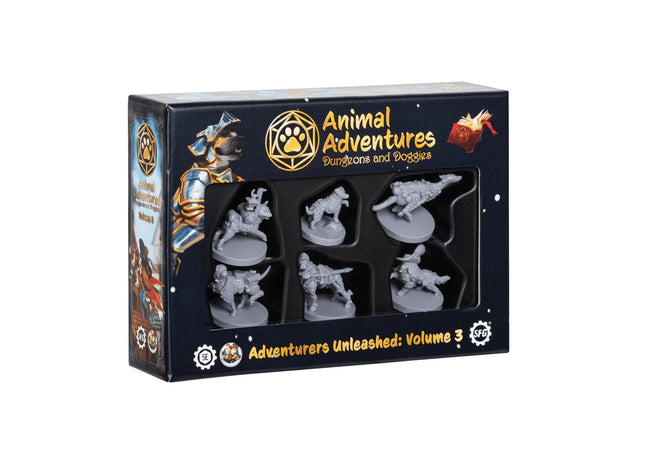Gamers Guild AZ Steamforged Games Animal Adventures RPG: Tales of Dungeons & Doggies Volume 3 Southern Hobby