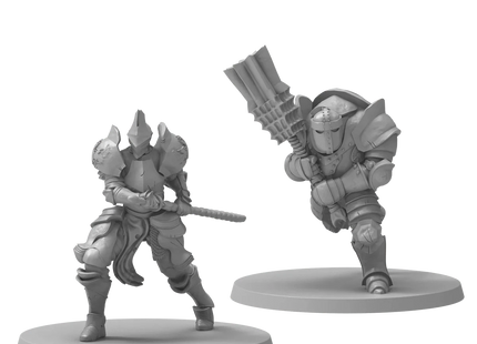 Gamers Guild AZ Steamforged Games Dark Souls: The RPG Miniatures - Captains & Warriors (Pre-Order) Southern Hobby