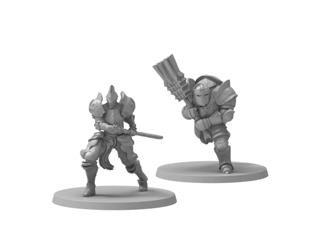 Gamers Guild AZ Steamforged Games Dark Souls: The RPG Miniatures - Captains & Warriors (Pre-Order) Southern Hobby