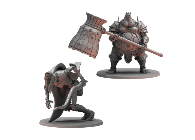 Gamers Guild AZ Steamforged Games Dark Souls: The RPG Miniatures - Dancer of the Boreal Valley & Smough (Pre-Order) Southern Hobby