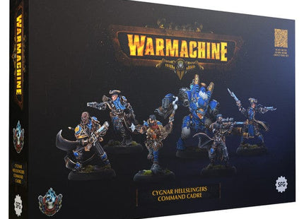 Gamers Guild AZ Steamforged Games Warmachine: Cygnar Hellslingers Command Cadre (Pre-Order) ACD Distribution