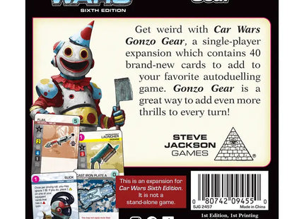 Gamers Guild AZ Steve Jackson Games Car Wars (Sixth Edition): Gonzo Gear Faire