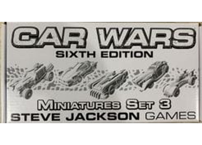 Gamers Guild AZ Steve Jackson Games Car Wars (Sixth Edition) Miniatures Set 3 (Pre-Order) GTS