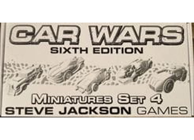 Gamers Guild AZ Steve Jackson Games Car Wars (Sixth Edition) Miniatures Set 4 (Pre-Order) GTS