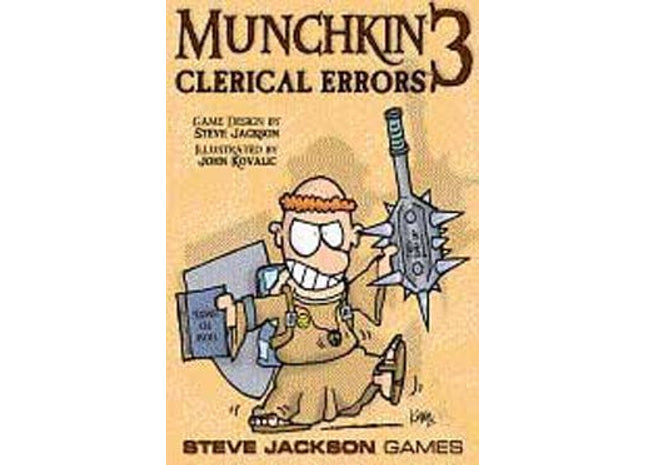 Gamers Guild AZ Steve Jackson Games Munchkin 3: Clerical Errors GTS