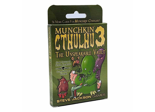 Gamers Guild AZ Steve Jackson Games Munchkin Cthulhu 3: The Unspeakable Vault GTS