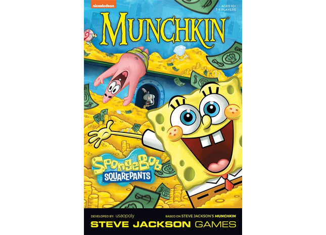 Gamers Guild AZ Steve Jackson Games Munchkin: Spongebob Squarepants USAopoly