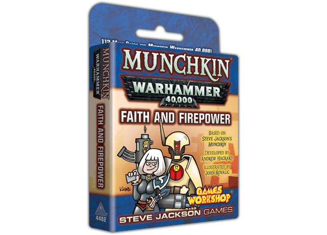 Gamers Guild AZ Steve Jackson Games Munchkin: Warhammer 40k - Faith and Firepower GTS