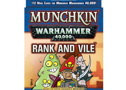 Gamers Guild AZ Steve Jackson Games Munchkin: Warhammer 40k - Rank and Vile GTS