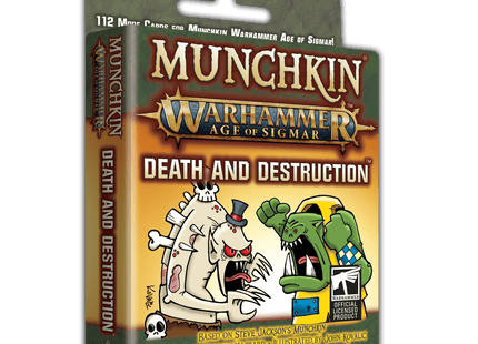 Gamers Guild AZ Steve Jackson Games Munchkin: Warhammer Age of Sigmar - Death and Destruction GTS