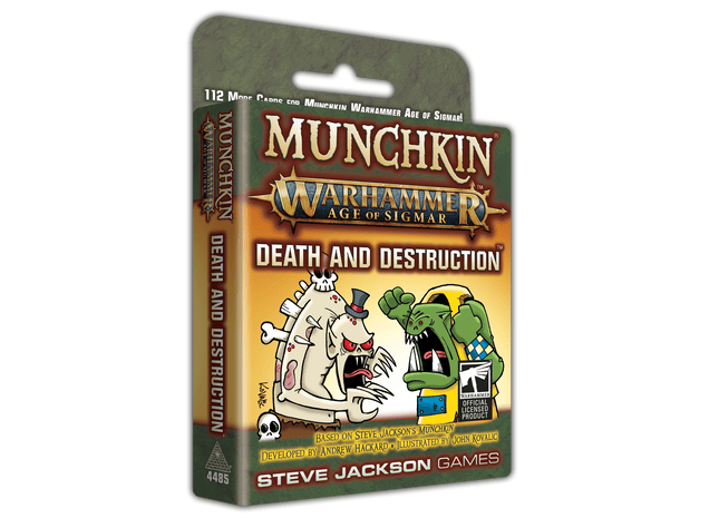Gamers Guild AZ Steve Jackson Games Munchkin: Warhammer Age of Sigmar - Death and Destruction GTS