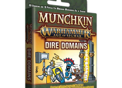 Gamers Guild AZ Steve Jackson Games Munchkin: Warhammer Age of Sigmar - Dire Domains Expansion (Pre-order) GTS