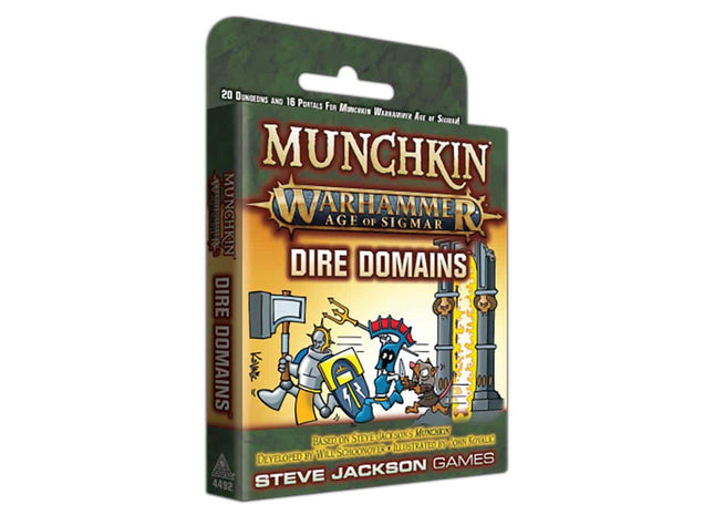 Gamers Guild AZ Steve Jackson Games Munchkin: Warhammer Age of Sigmar - Dire Domains Expansion (Pre-order) GTS