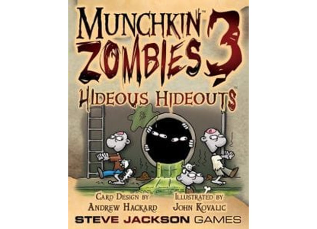 Gamers Guild AZ Steve Jackson Games Munchkin Zombies 3: Hideous Hideouts (Pre-Order) GTS