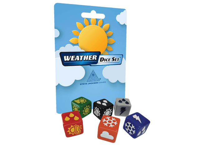 Gamers Guild AZ Steve Jackson Games Weather Dice Set GTS